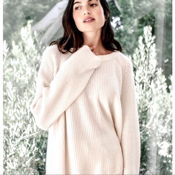 White Jenni Kayne cotton fisherman sweater - Picture 6 of 6
